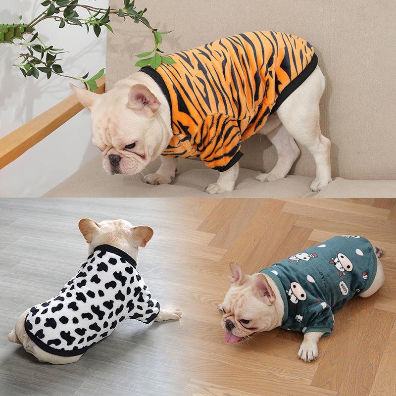 French Plush Pajamas For Fashionable Pets-0